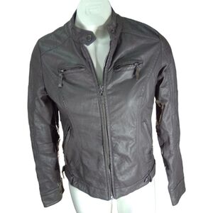 J2 PU Leather  Moto Jacket EUC size s